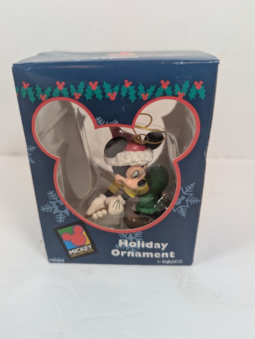 Enesco Holiday Ornament Golfing Mickey (337609) NIB